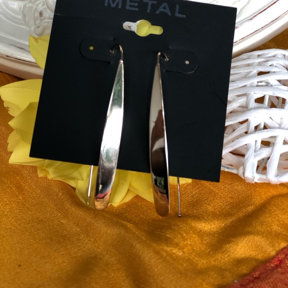 NWT/Beautiful Accent Stick Drop Earrings by Metal
